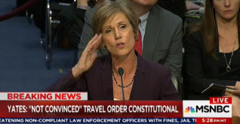 Sally Yates demolished a smugged Ted Cruz schooling him on Constitutional Law