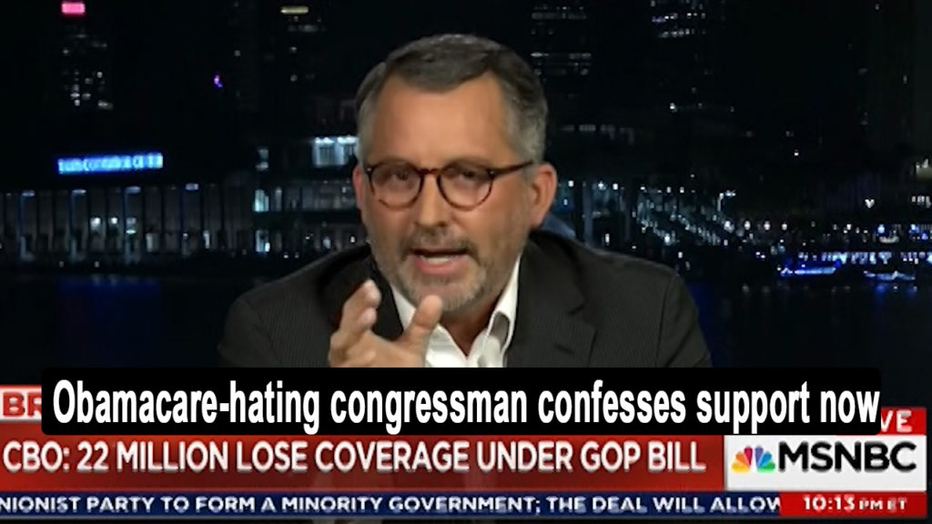Fmr. Republican Congressman with preexisting condition now loves Obamacare (VIDEO)