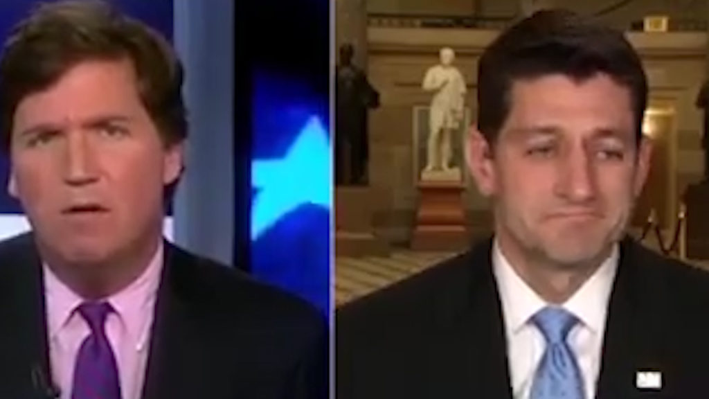 Paul Ryan shrugs with disregard when challenged abou rich getting all the spoils