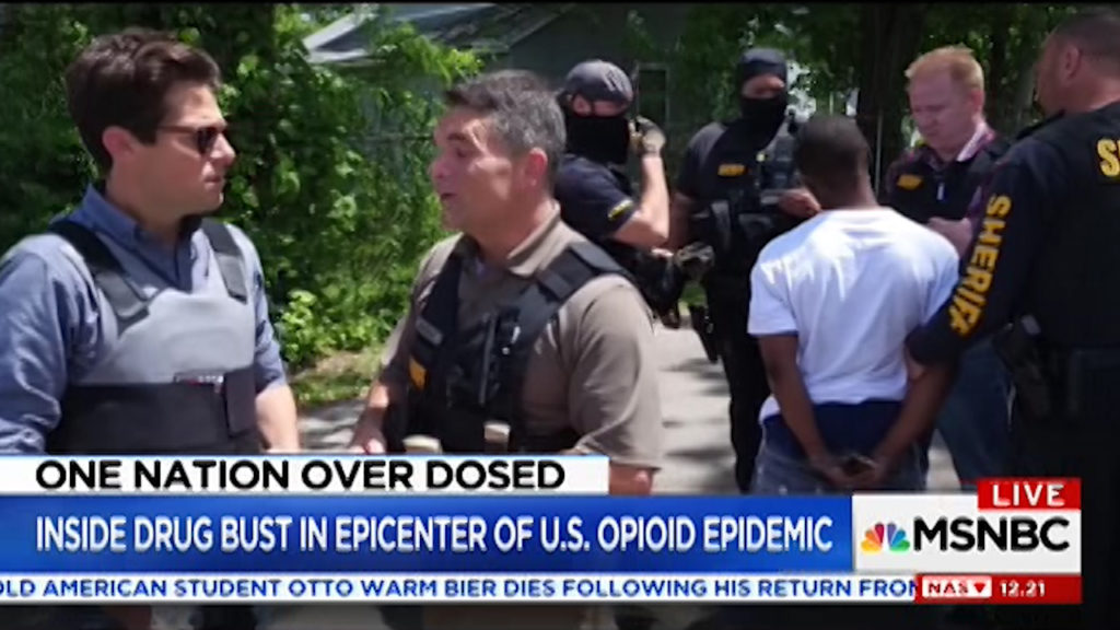 This MSNBC Report on opiate arrests is subliminally racist (VIDEO)