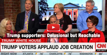 CNN interview with die hard Trump supporter show them delusional but reachable (VIDEO)
