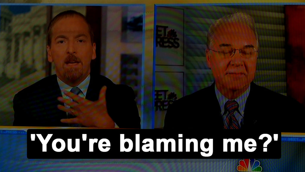 Chuck Todd slams Tom Price Youre blaming me for Trump tweets coverage (VIDEO)