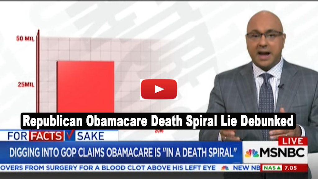MSNBC Ali Velshi debunks Republican lie that Obamacare is in a death spiral (VIDEO)