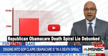 MSNBC Ali Velshi debunks Republican lie that Obamacare is in a death spiral (VIDEO)