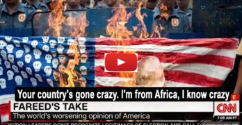 Nigerian to Fareed Zakaria Your country's gone crazy. Im from Africa, I know crazy