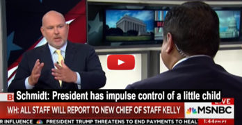 Steve Schmidt 71-year-old president who has an impulse control of a little child (VIDEO)