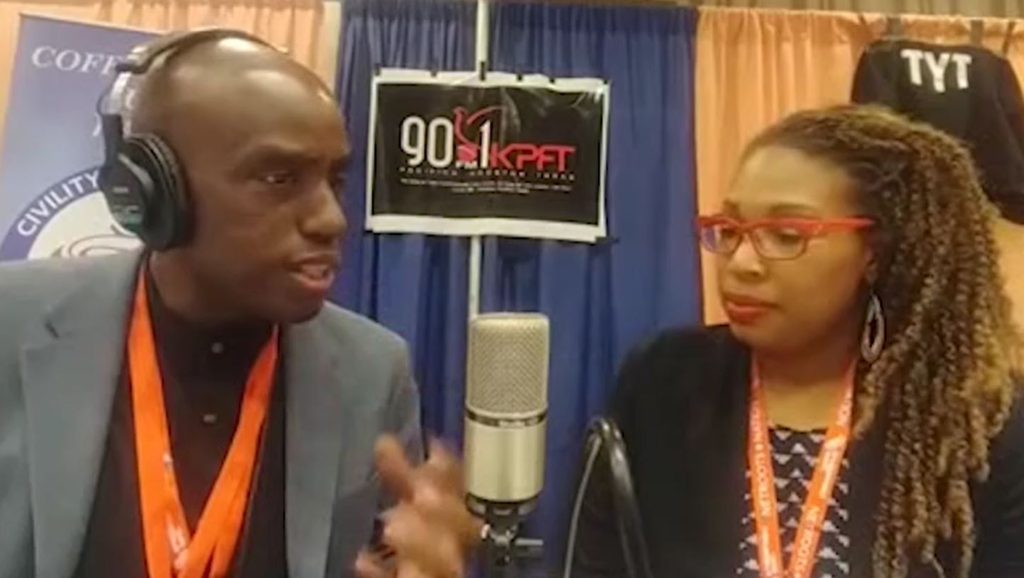 Interview with DailyKos writer Kelly Macias at Netroots Nation