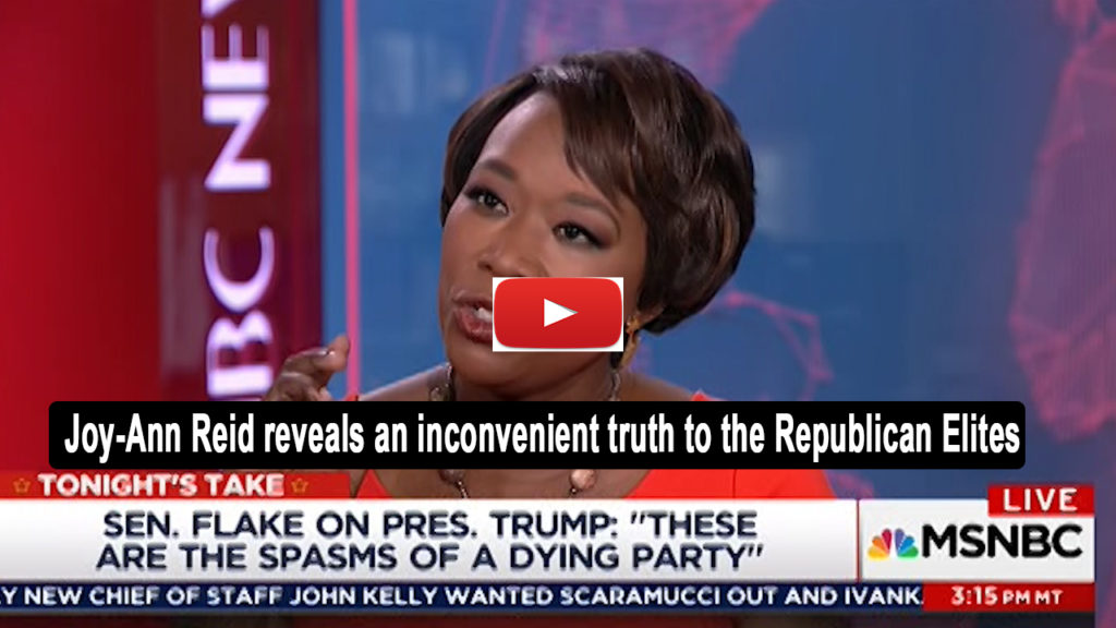 Joy-Ann Reid Trump is who the real Republuicans are and GOP elite ashamed