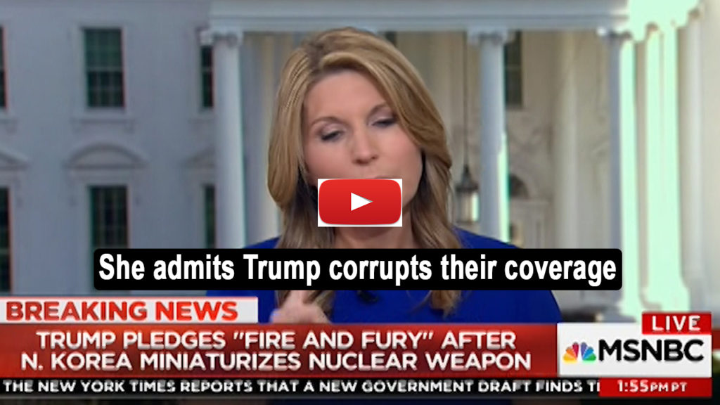 MSNBC host admits Trump inflammatory words derail their show topics (VIDEO)