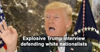 Trump comes out swinging in interview defending Charlottesville white nationalists (VIDEO)
