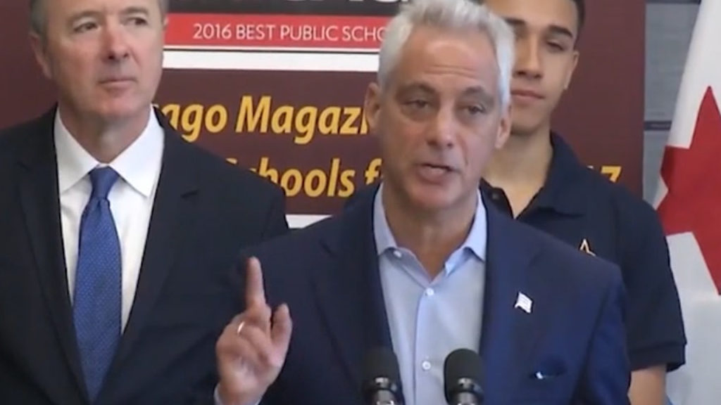 Chicago Mayor As it relates to what President Trump said, will be a Trump Free Zone (VIDEO)