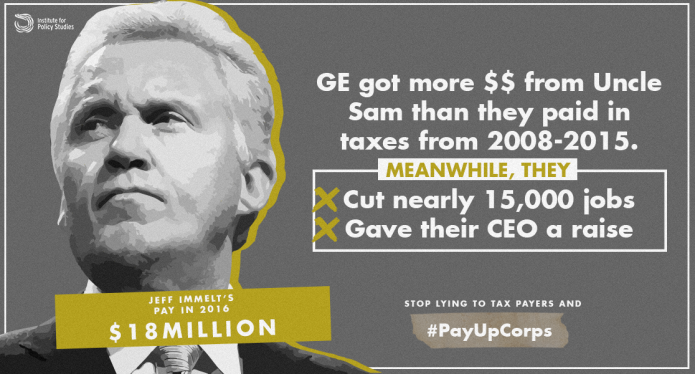 GE cut jobs while funneling offshore tax-dodging proceeds into CEO pay and buybacks