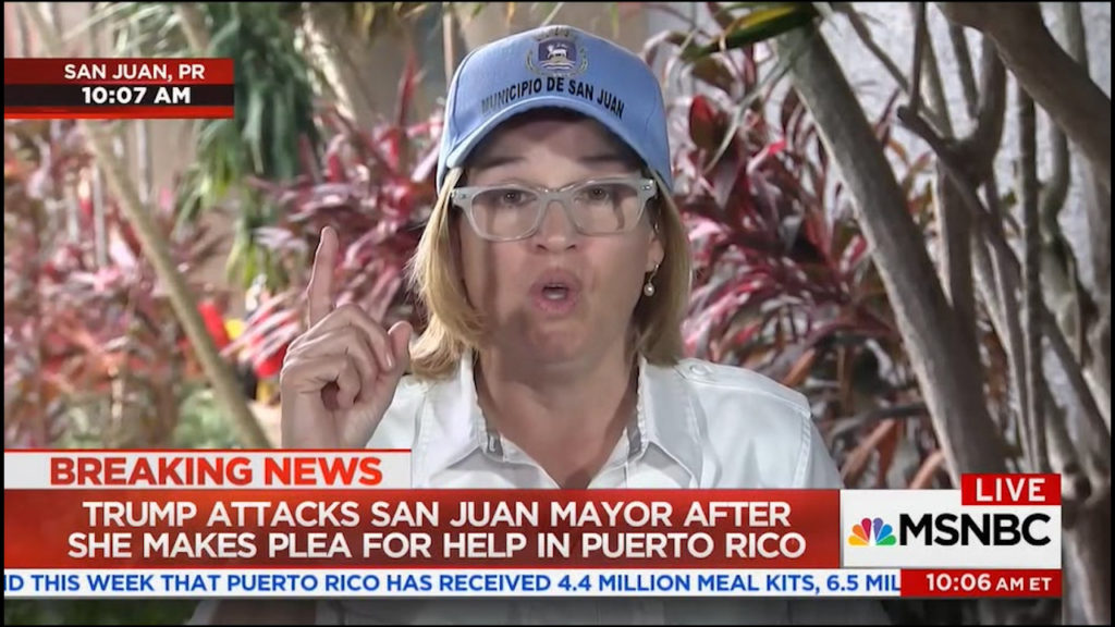 San Juan Puerto Rico's Mayor respond's to Trump's offensive tweets (VIDEO)