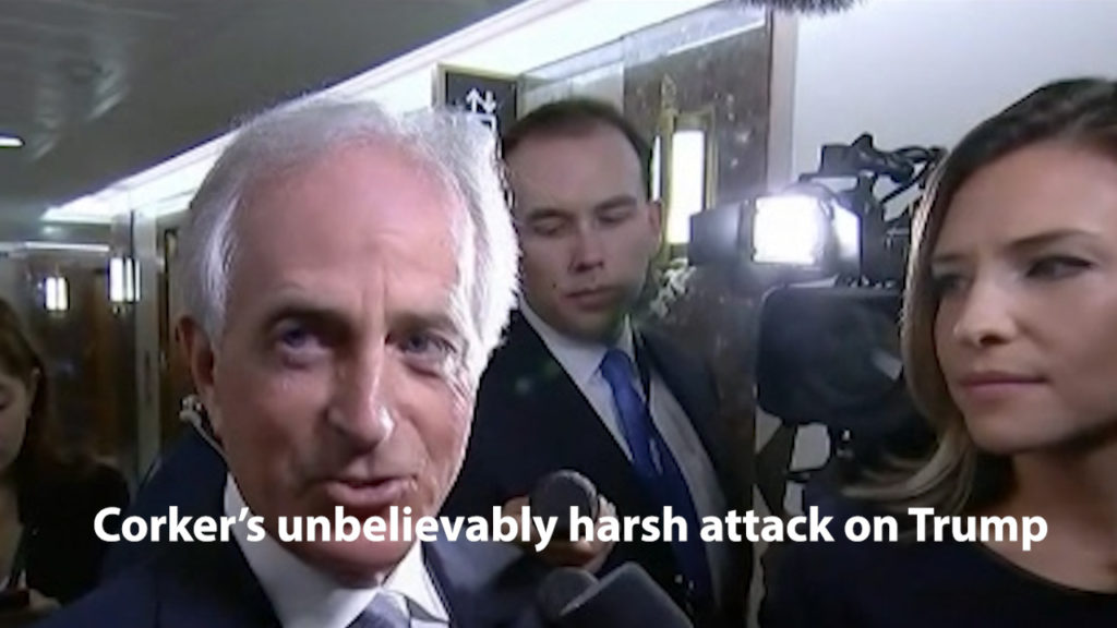 Bob Corker lashes out at Trump in very unbelievably harsh terms that sting (VIDEO)
