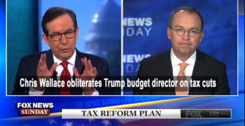 Fox News Chris Wallace slams lying Trump budget director, tax cuts dont work (VIDEO)