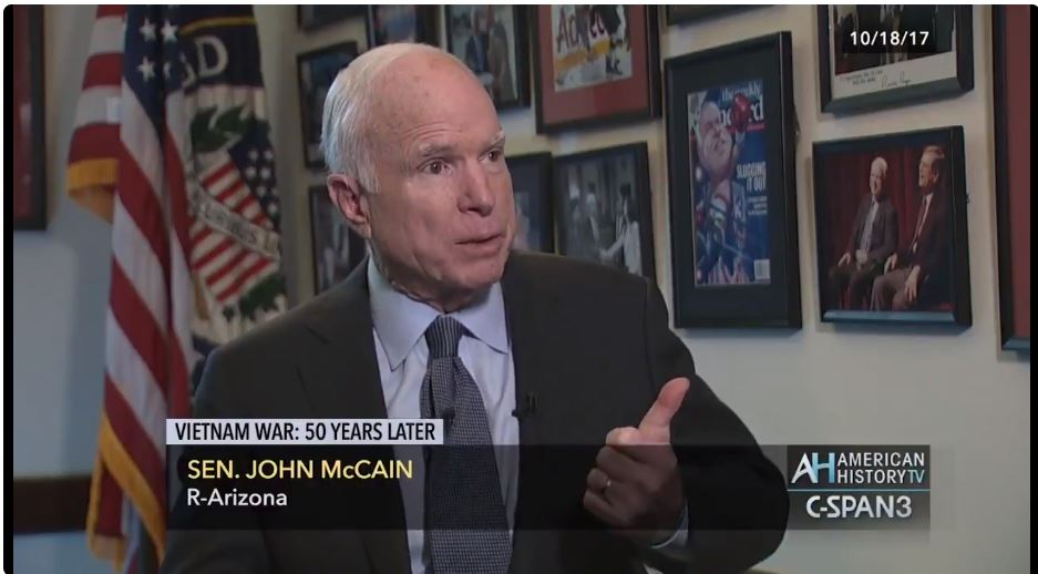 McCain nails Trump for Vietnam bone spur deferment (VIDEO)