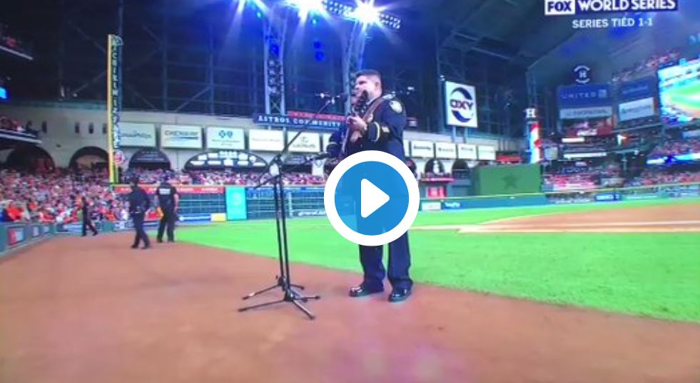 The worse rendition of God Bless America occured at the World Series in Houston (VIDEO).