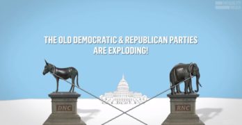 We have two parties but it's not the Democratic & Republican Parties