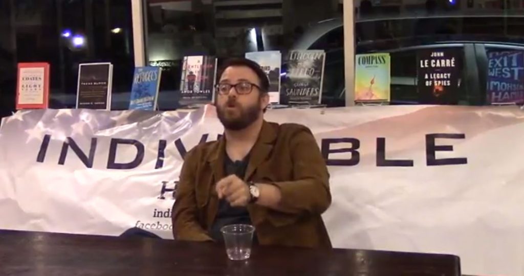 Author Jared Yates Sexton book signing sponsored by Indivisible Houston (VIDEO)