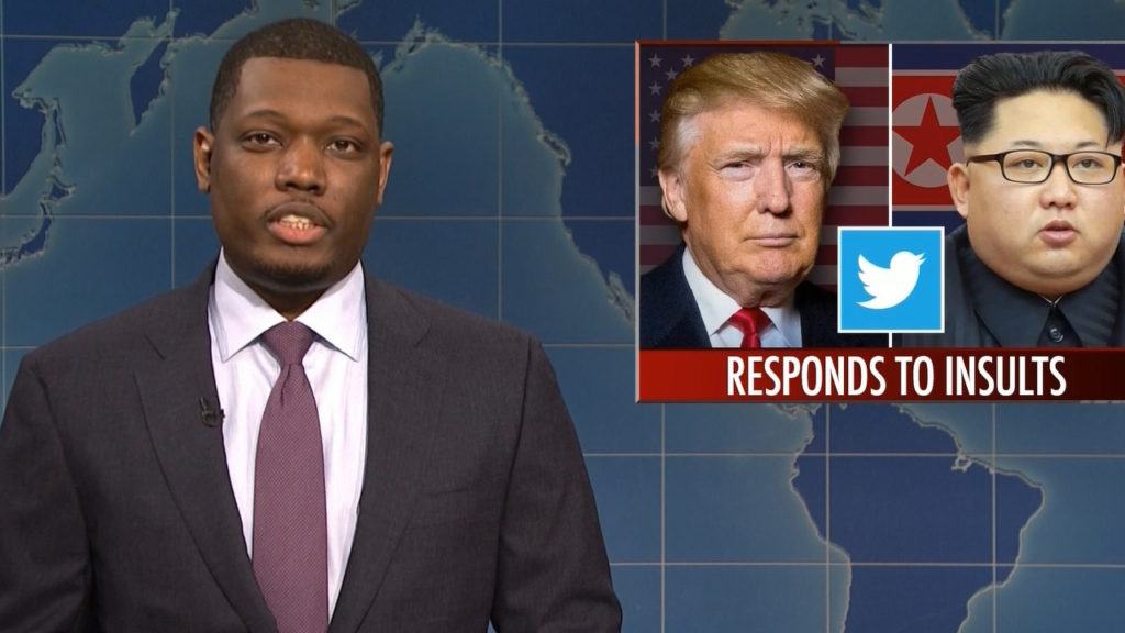 SNL Michael Che uses Trump's latest tweet to show him as infantile & illogical (VIDEO)