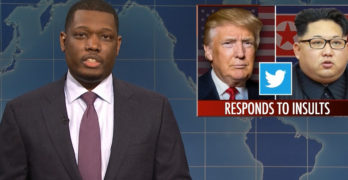 SNL Michael Che uses Trump's latest tweet to show him as infantile & illogical (VIDEO)
