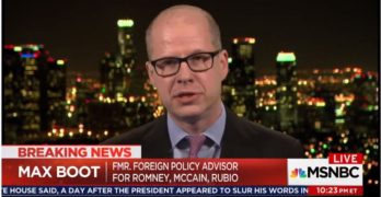 Republican Operative Max Boot -The party that supports this guy can no longer exist