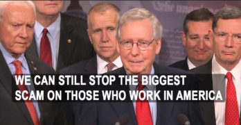 Senate passes the Republican tax cut scam that will pilfer the middle-class (VIDEO)
