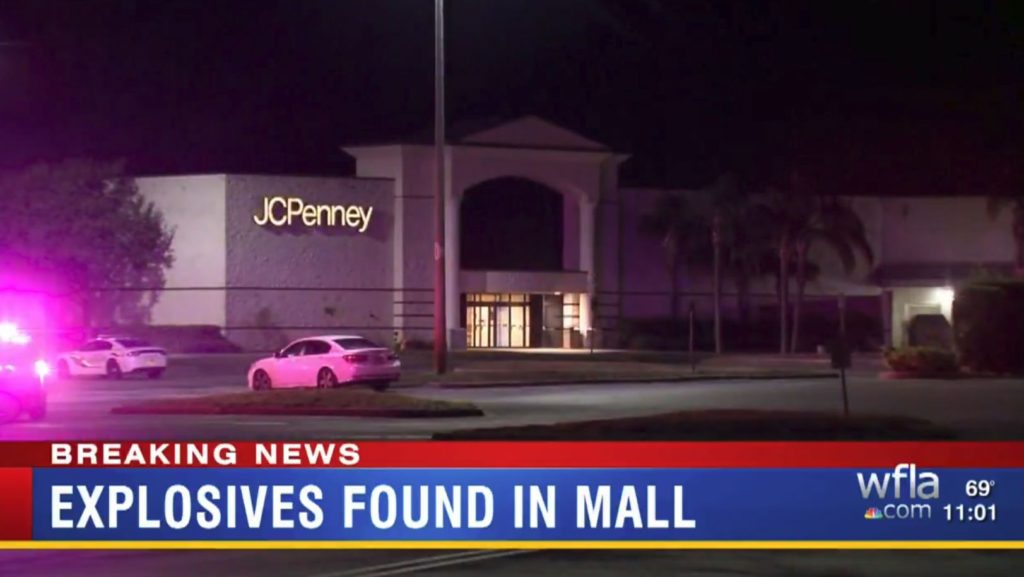 White guy allegedly detonated 2 IEDs at mall. No Trump tweet! Why?