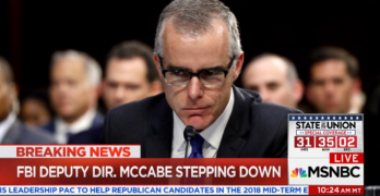 Breaking News FBI Director Andrew McCabe Stepping down