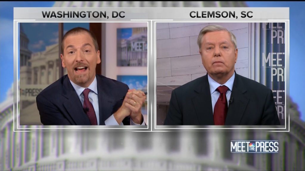 Chuck Todd exposes Sen. Lindsey Graham's hypocrisy with his past attack on Trump (VIDEO)