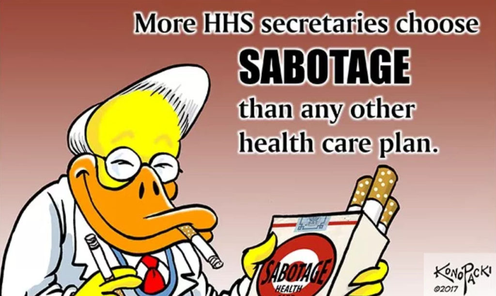 Health care sabotage