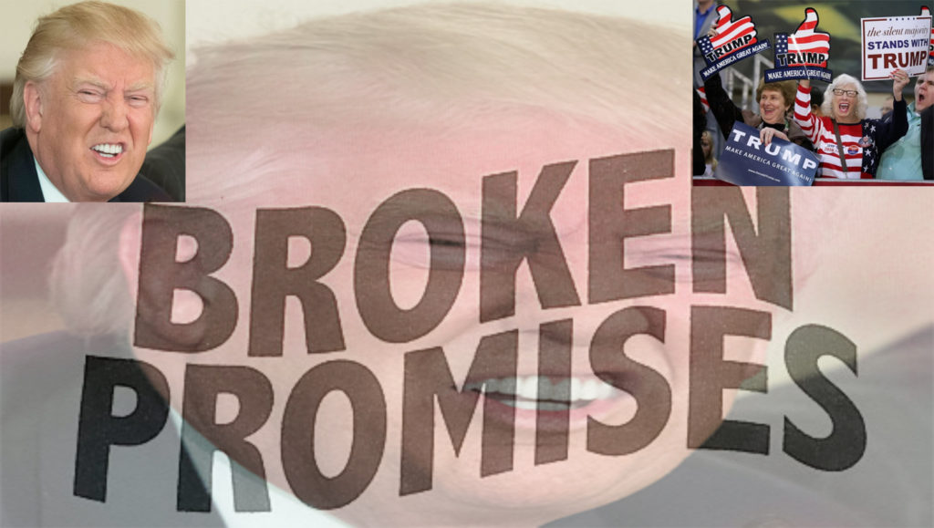 Donald Trump broken promises 2
