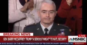 General Barry McCaffrey calls Trump a danger to America
