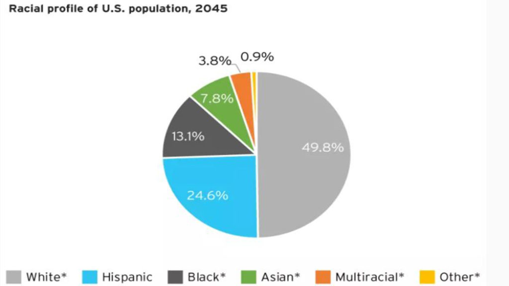 Study - America will be majority non-white by 2045! Don't believe it