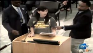 Houston Parents & Activists stopped board - No to charter schools (VIDEO)
