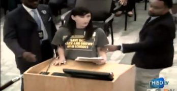 Houston Parents & Activists stopped board - No to charter schools (VIDEO)
