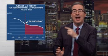 John Oliver exposes the American tax system & Trump's Tax Cut Scam