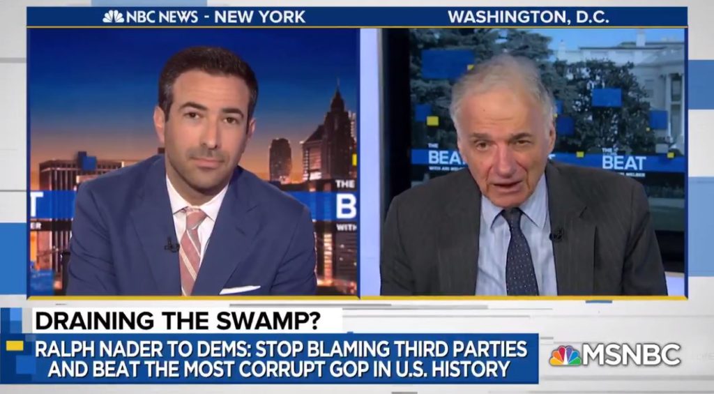 As Republicans surge, Ralph Nader turn the screws on Democrats (VIDEO)