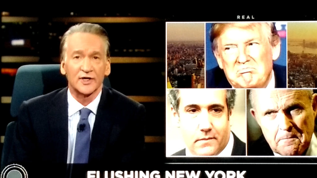 Bill Maher uses Trump acts and words to prove he is a Cheap Hood and a Common Thug