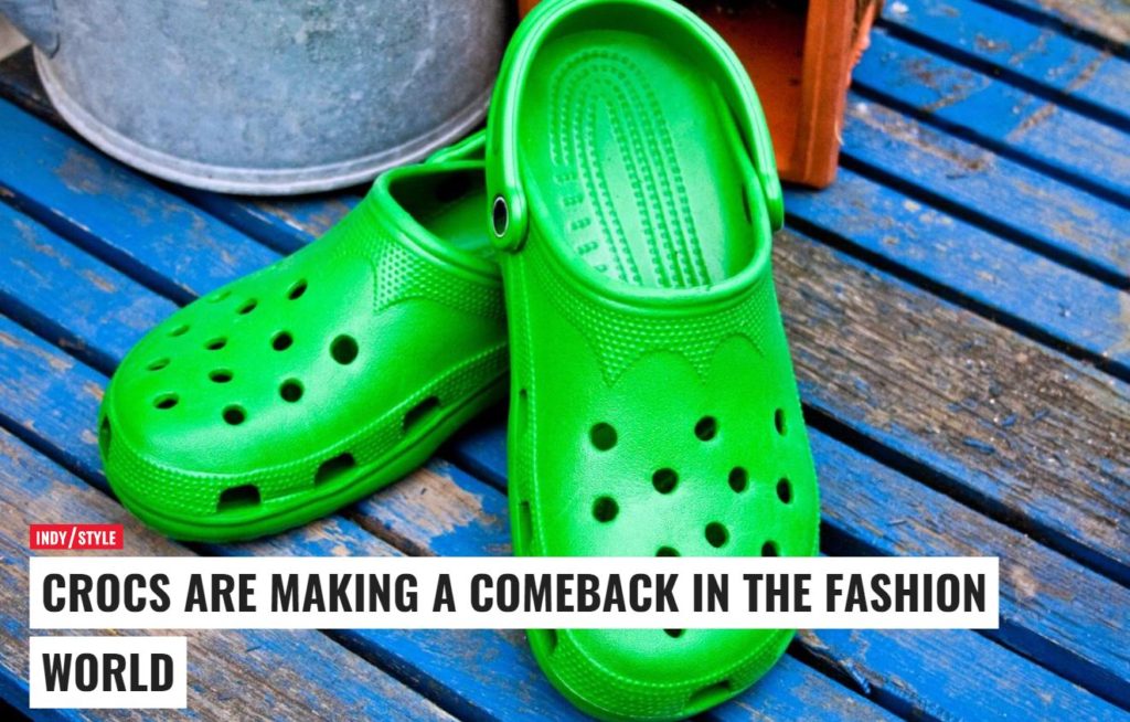 I feel vindicated to my fashion haters, my crocs are in again