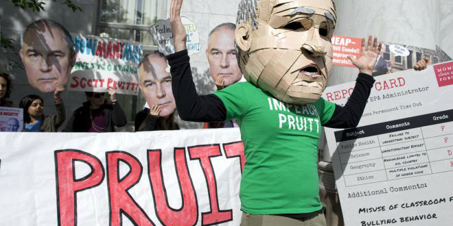 Focus on Pruitt Scandals Obscures Environmental Degradation Under Trump