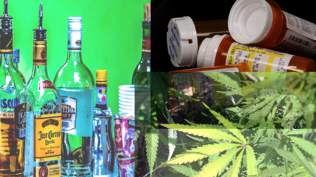 Alcohol, Marijuana, Opioids