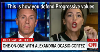 Alexandria Icasio-Cortez torches CNN's Chris Cuomo for slamming Progressive Agenda (VIDEO)