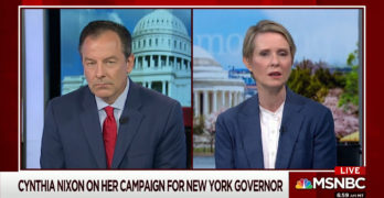 Cynthia Nixon shows how to answer Republican gotcha question on tax hikes on the rich & corporations (VIDEO)