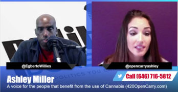 Guest Ashley Miller to discuss an important subject, Marijuana Legalization