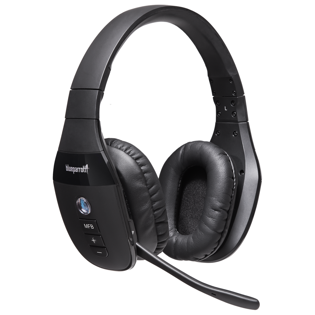 The BlueParrott S450-XT Stereo Bluetooth Headset works great in loud surroundings