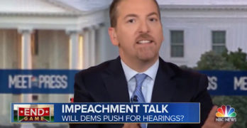 NBC Chuck Todd attempt to blame Fox New for the current state is but projection