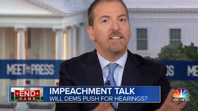 NBC Chuck Todd attempt to blame Fox New for the current state is but projection
