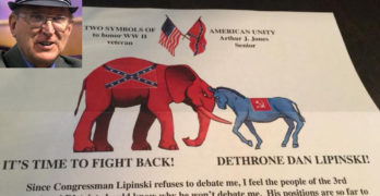 Trump Effect Illinois GOP Holocaust denier candidate vile racist flyers