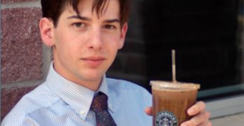 22-year-old kid at Starbucks